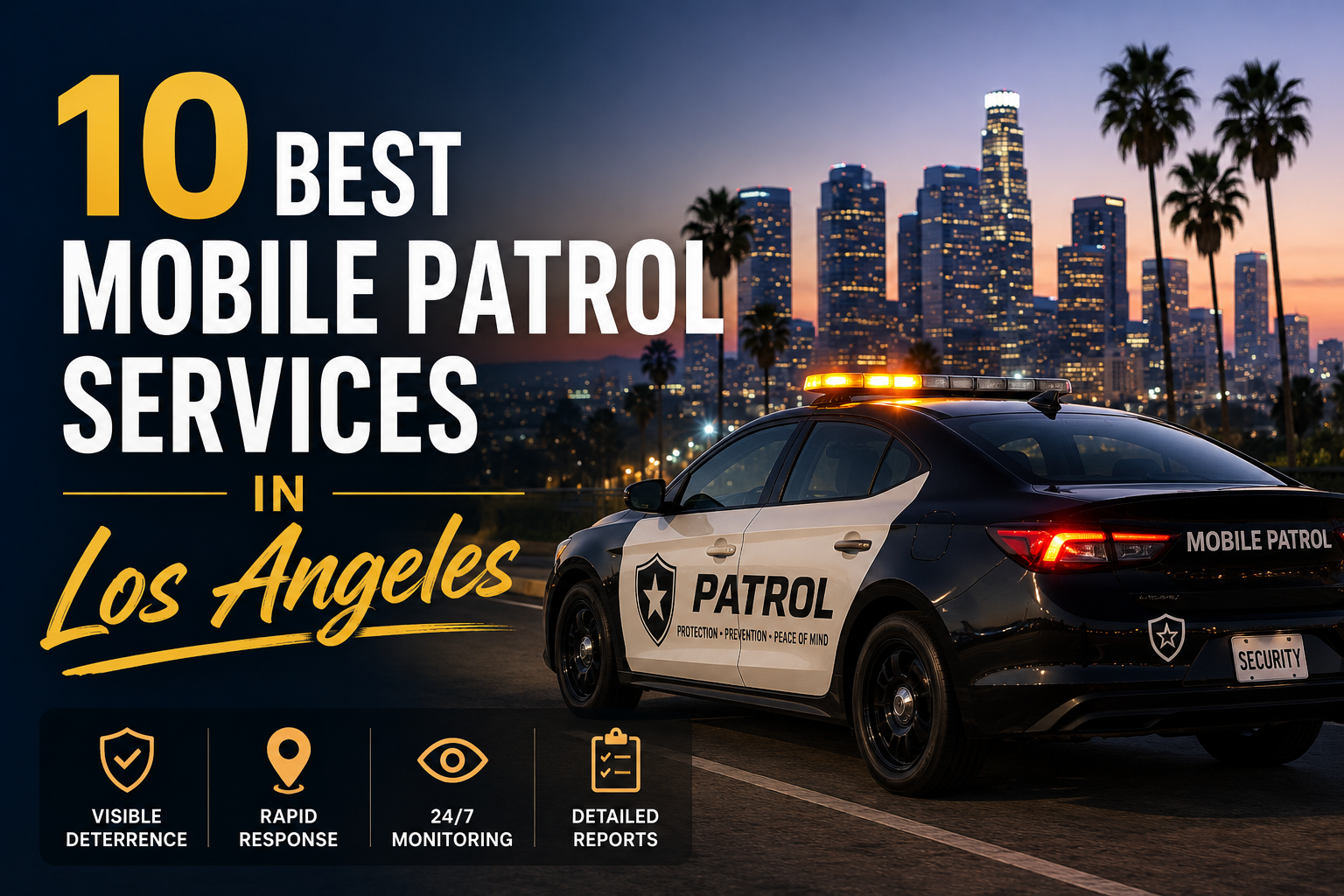 Photography illustrating “10 Best Mobile Patrol Services in Los Angeles”